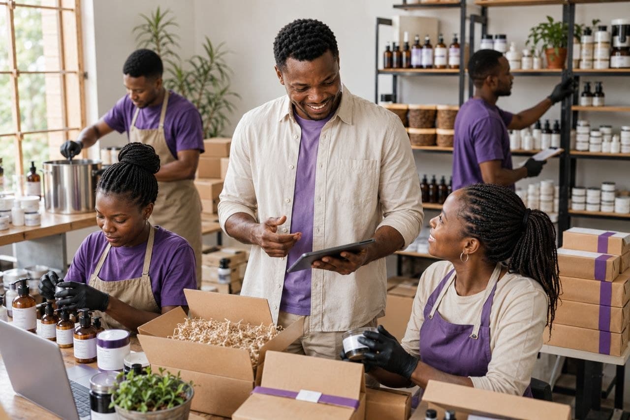 Entrepreneurs building and selling together with Lalitah