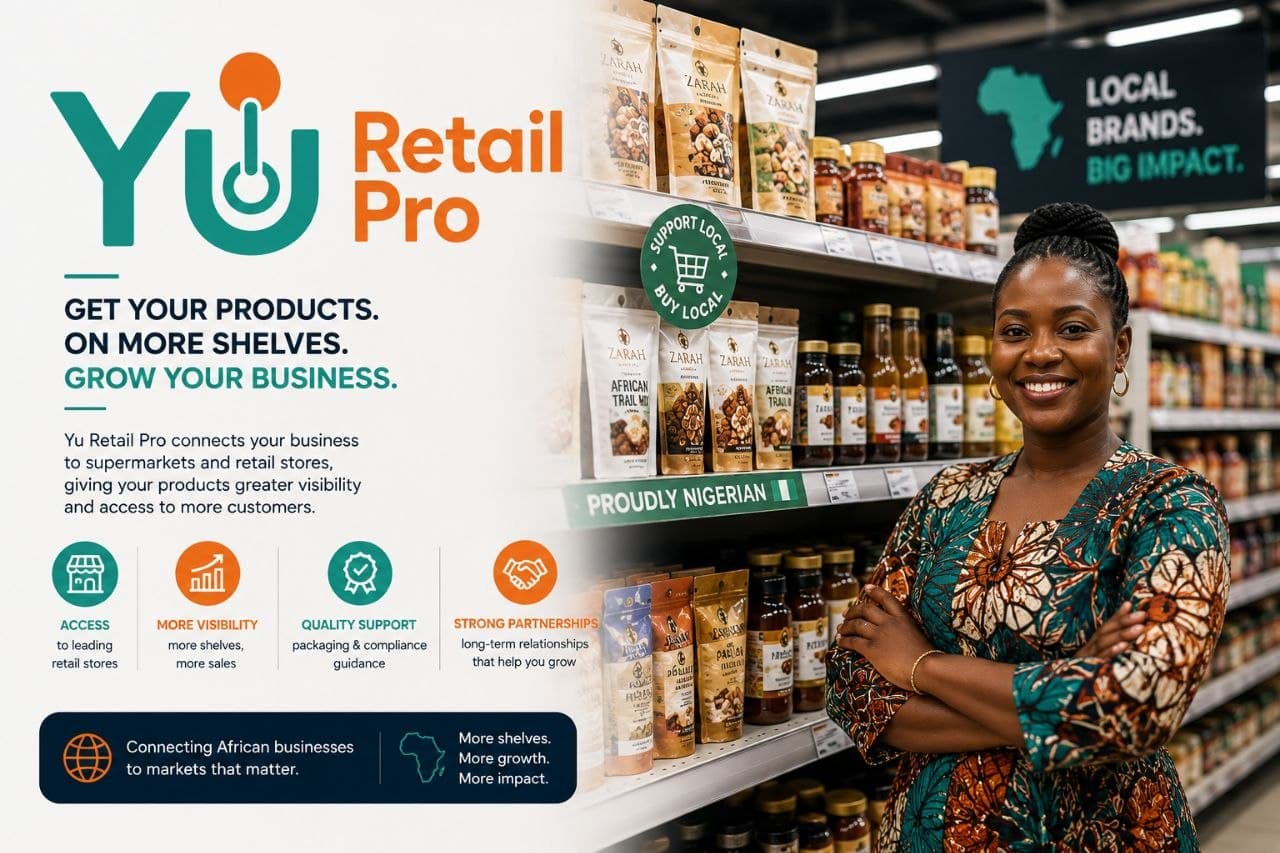 Yu Retail placing products on supermarket shelves